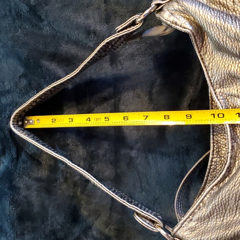 Mark Ecko Pewter Shoulder Bag Euc - image 2